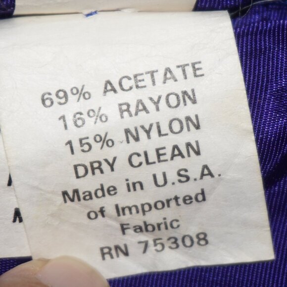 Vintage 80s Crushed Velvet Off Shoulder Dress - Picture 9 of 11